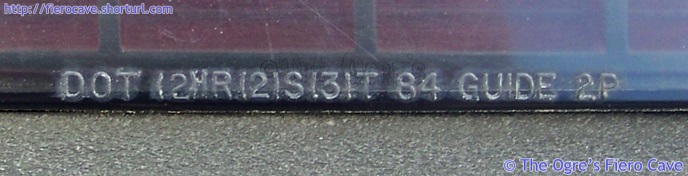 Original Equipment DOT Markings for Fiero notch back taillights