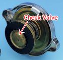 Radiator Cap with Check Valve